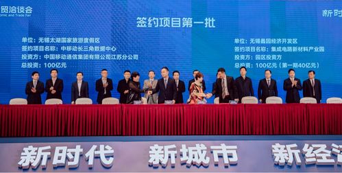 无锡滨湖举办发展大会暨经贸洽谈会 签超400亿元订单