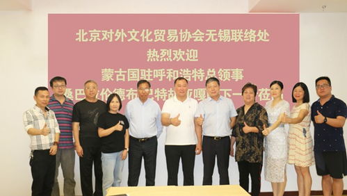 北京对外文化贸易协会携手蒙古国驻呼市总领事考察无锡防疫物资企业，深化中蒙贸易合作